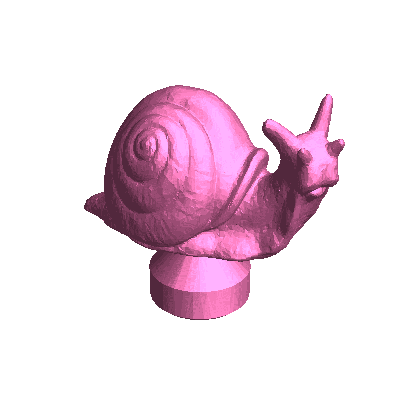 Snail knob-handle