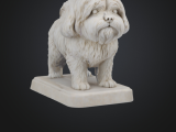 small dog modelo 3D print-0