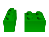 Lego Bricks 3x3 4x4-0