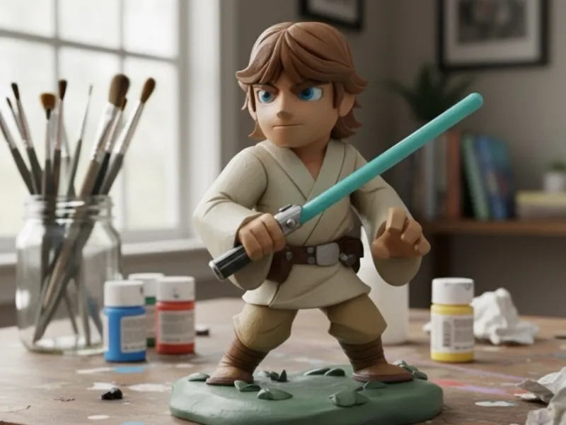 Chibi Luke Skywalker – Luz del Despertar