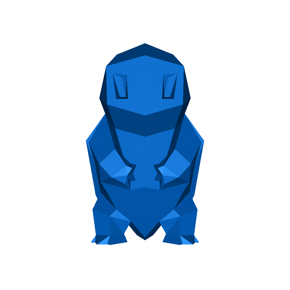 low poly squirtle | 3D models download | Creality Cloud