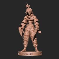 Demon slayer - Gyutaro rank 6 anime 3D print model-2