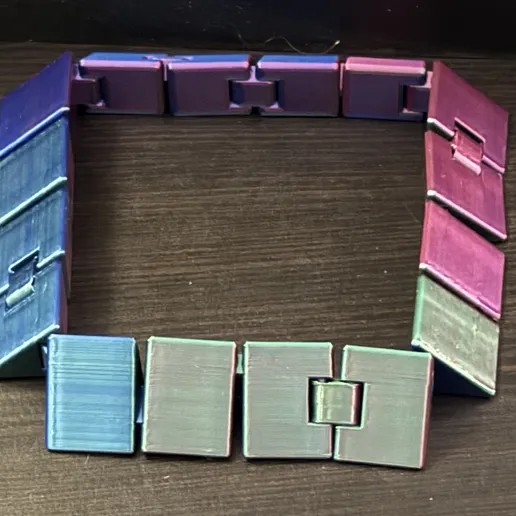 Shape Snake Fidget Fun - Print in Place