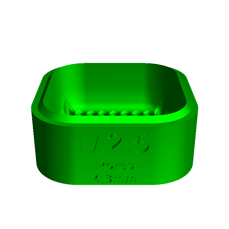 Bolt sorter screen - M2.5