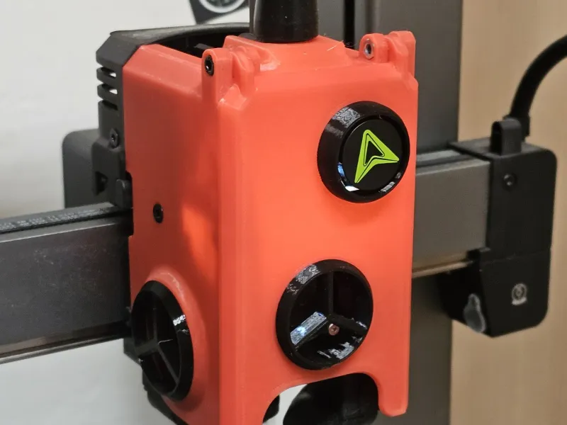 Creality Hi extruder cover with door SHORTER VERSION