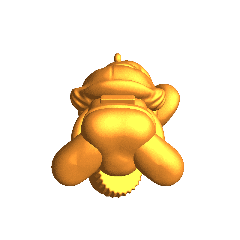 Mini Santa ornament