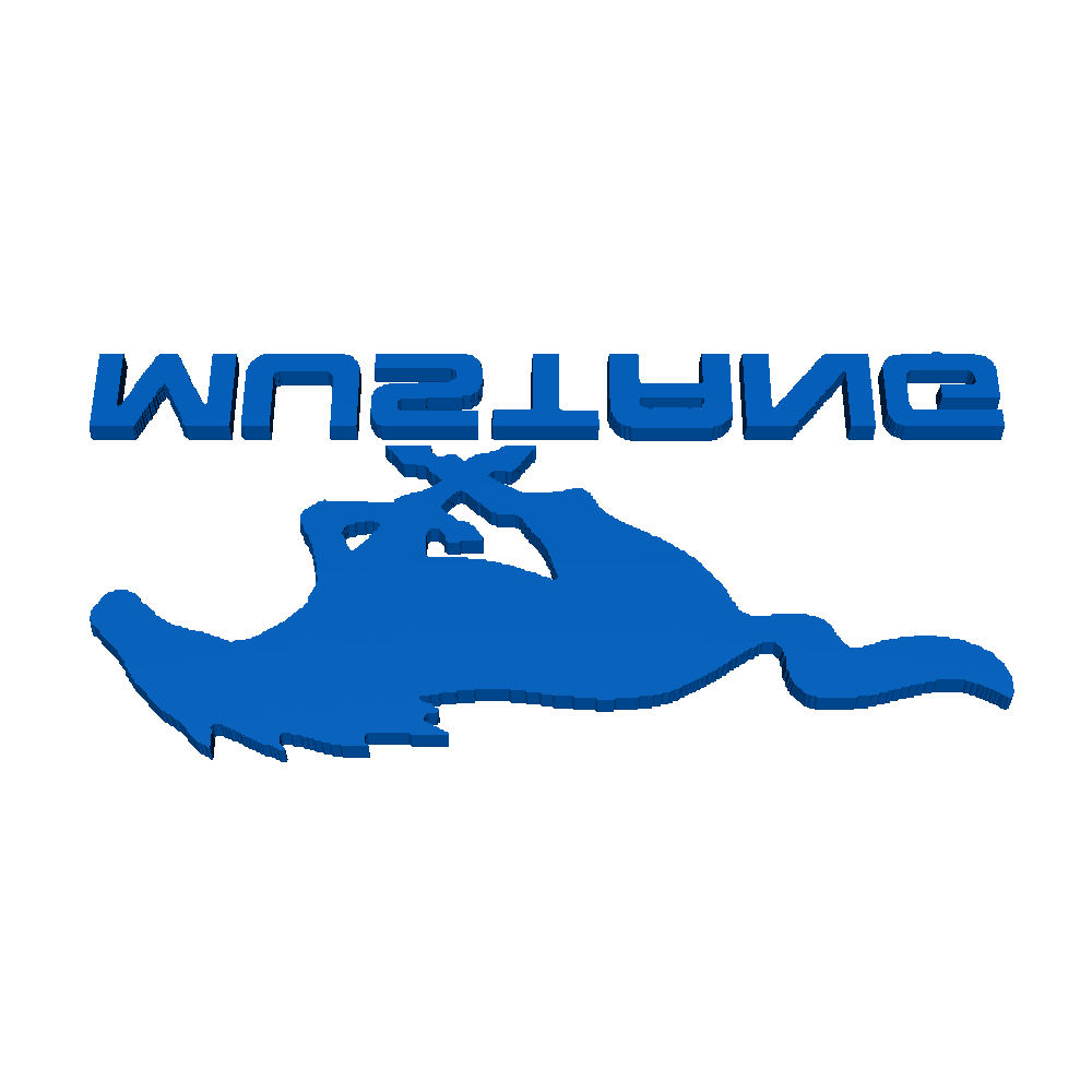 3D Printer Parts STL Descarga - logotipo mustang - triple333, image size:1000x1000