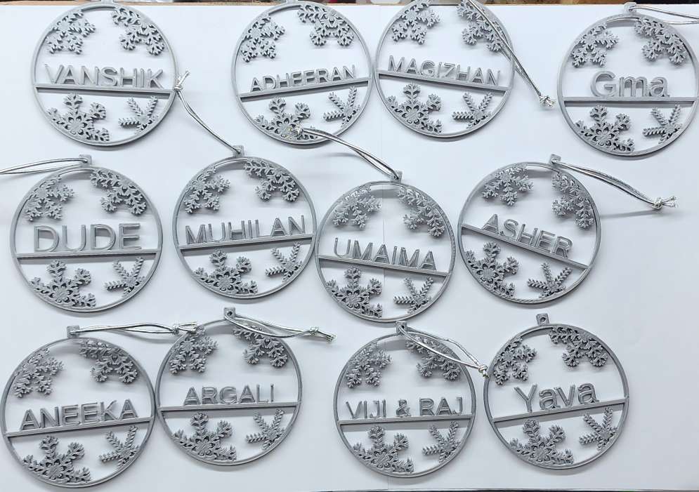 Christmas Ornament Custom Name | 3D models download | Creality Cloud