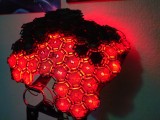 Hexmail Pauldron - 3Layer - LED Slots-1