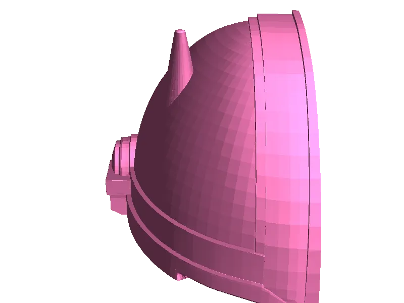 Casco Mandalorian Armorors V2 per stampanti più piccole