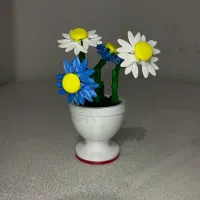 Build a Daisy Flower - LEGO Inspired-0