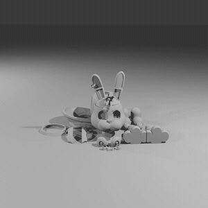 Glamrock Bonnie Plushie V4.0