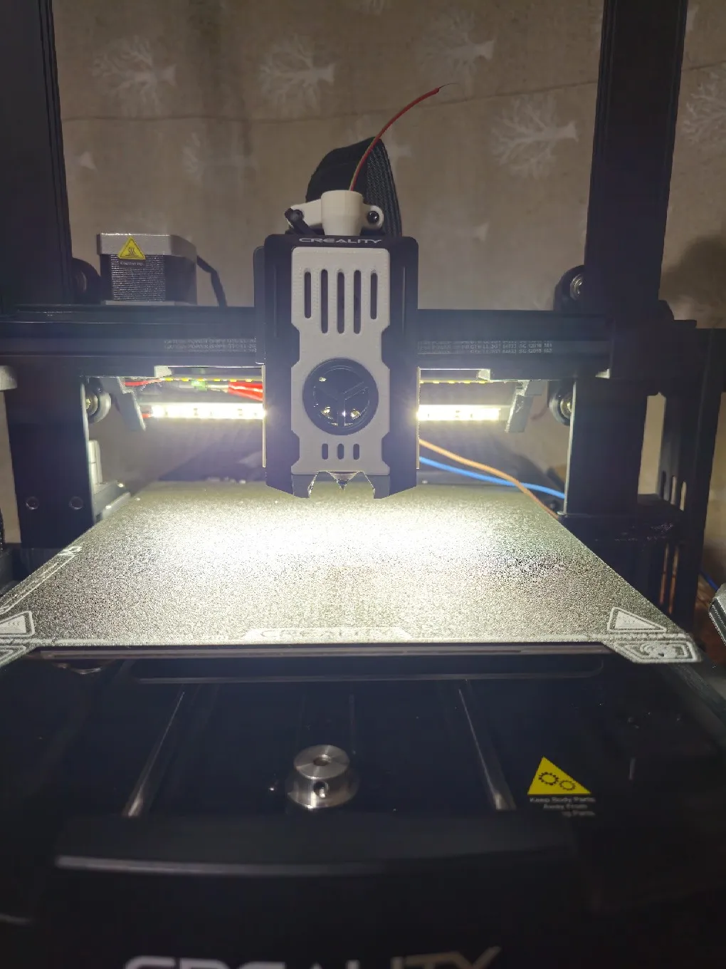 Ender-3 V3 KE - Gantry Strip LED Light Bracket-4