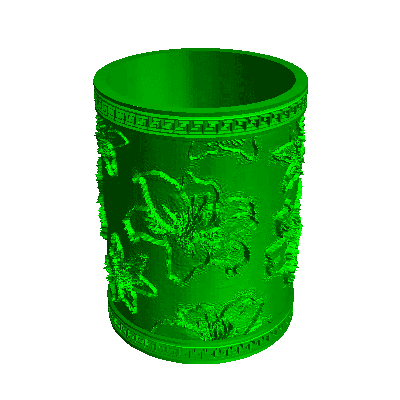 lily flowers pen holder