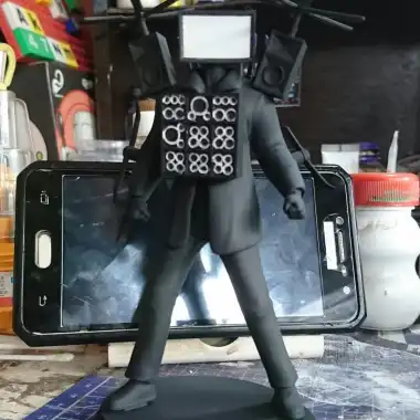 Titan TV Man Skibidi Toilet Fan Art-0
