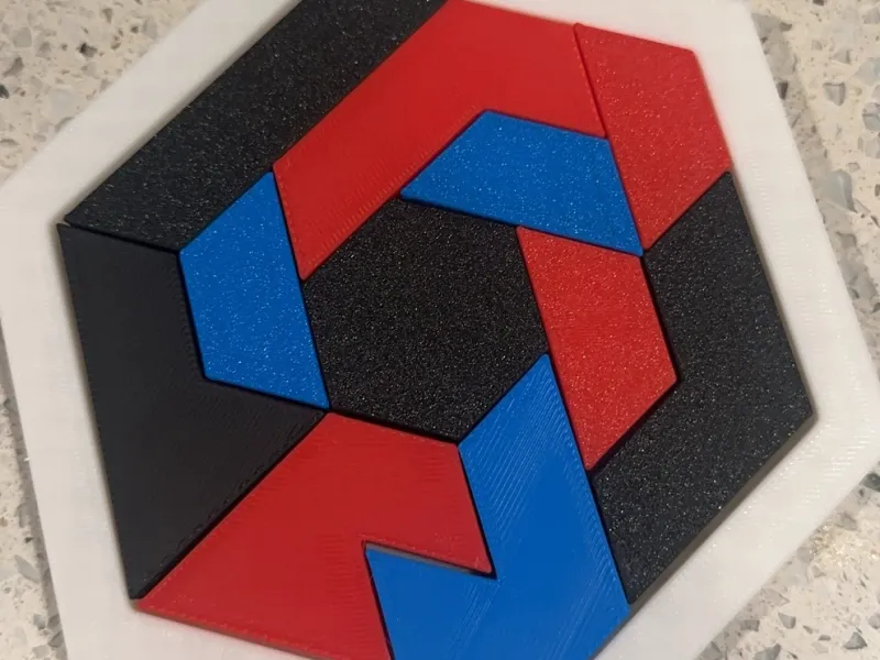 Hexagon logic puzzle