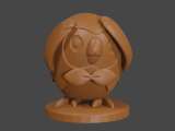 Distressed Meme Rowlet, Tabletop DnD miniature-0