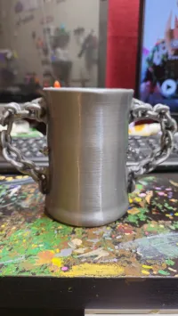 Iron Maiden inspired cup holder-5
