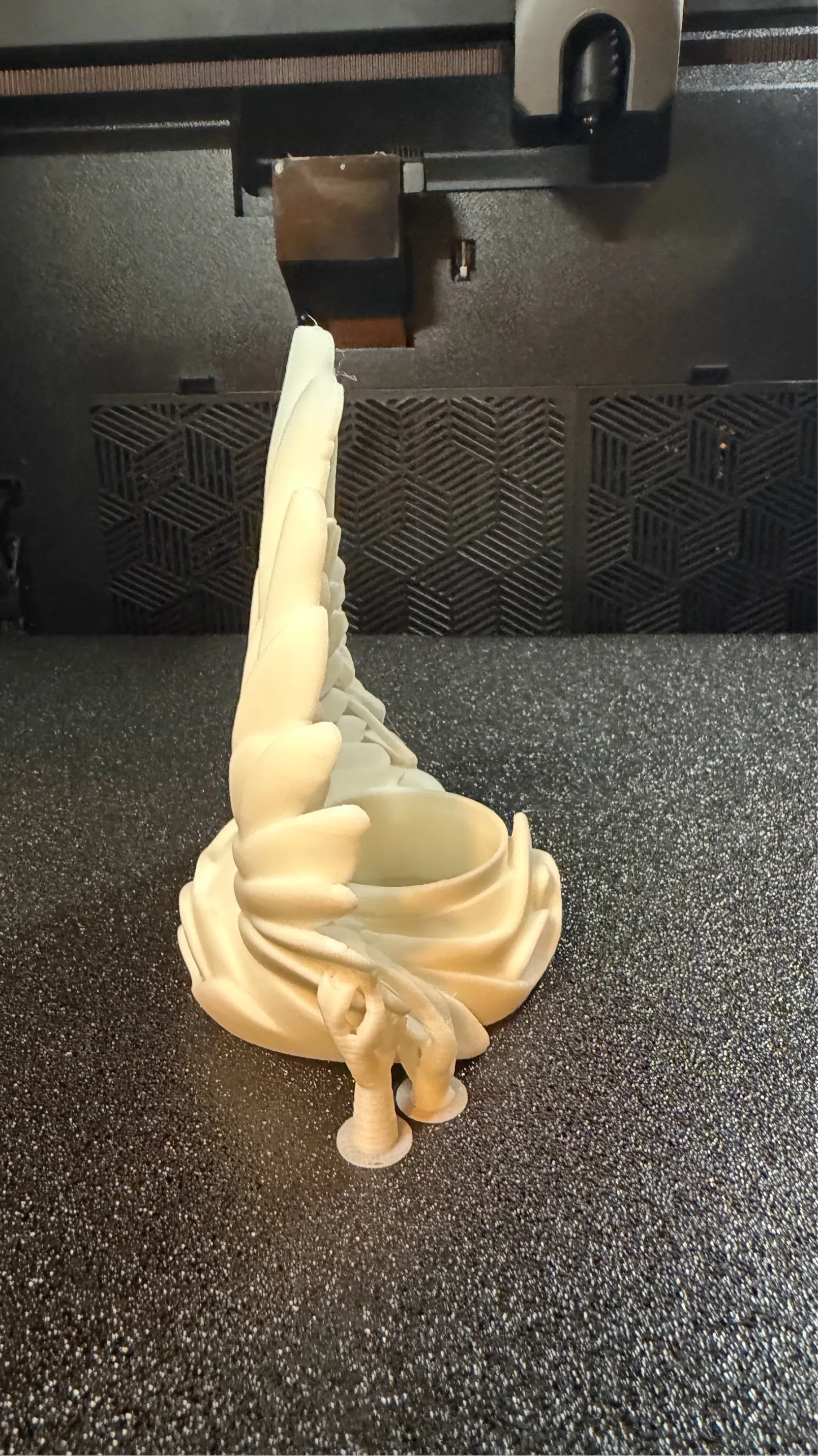 Angel wing candle holder-2