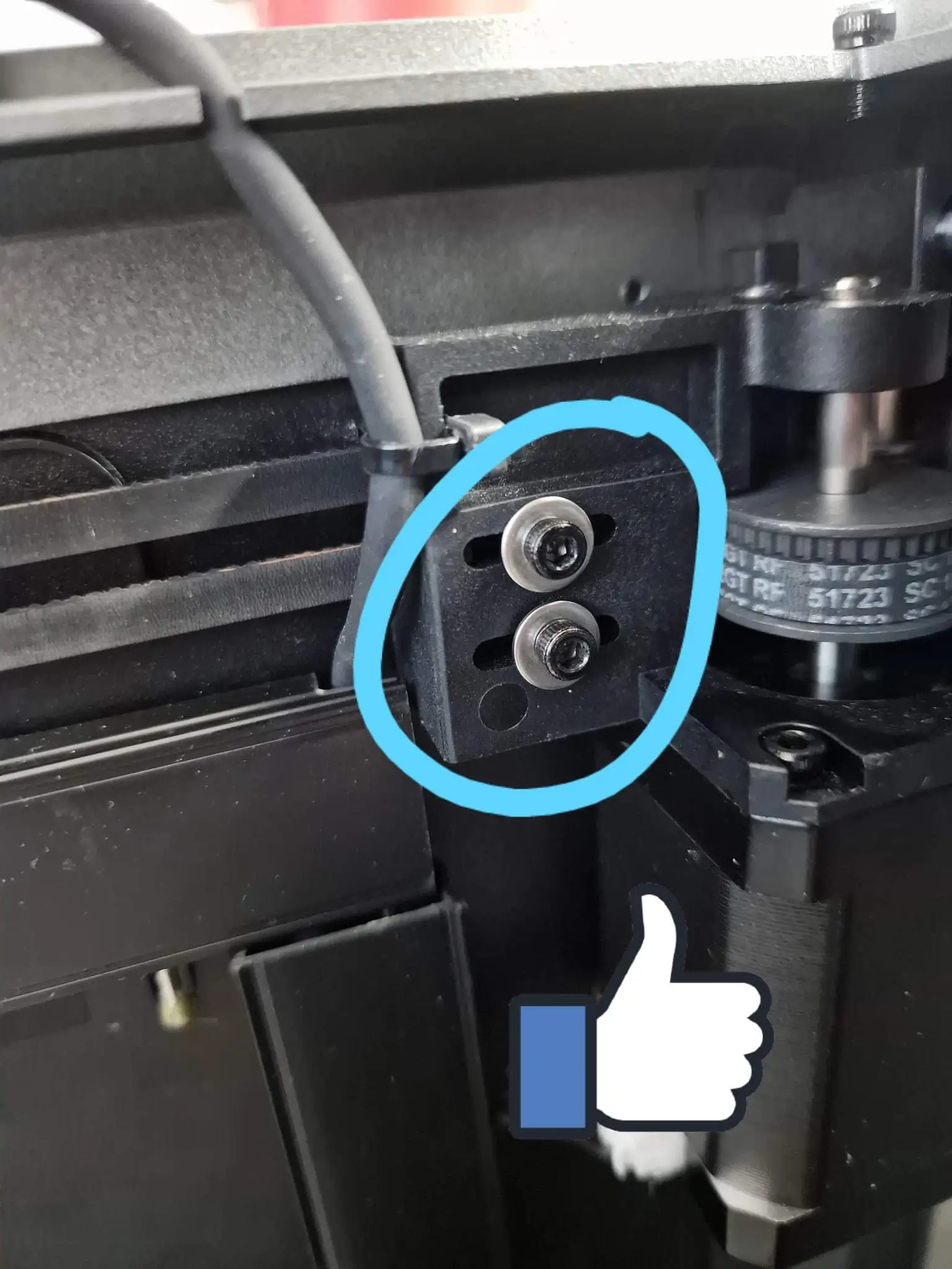 Creality K1 fail on X + Y Axis Screw in Plastic Holder | Creality Cloud