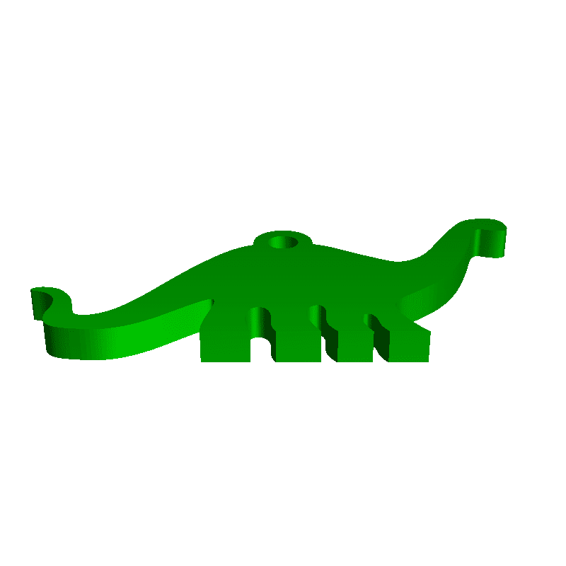 Dinosaur Keychain