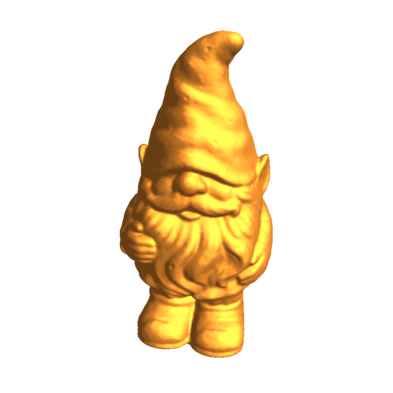 Garden Gnome Holding Belly