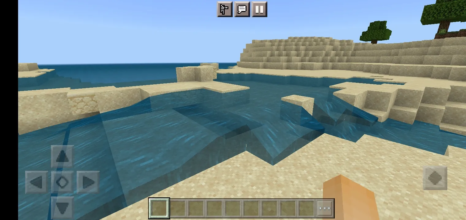 The Minecraft water