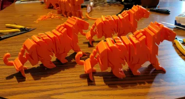 Text Flip - Tiger (6 STLs)-1