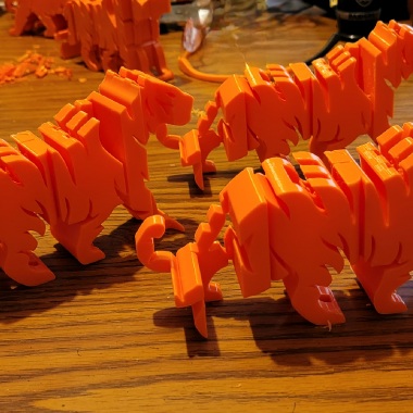 Text Flip - Tiger (6 STLs)-1