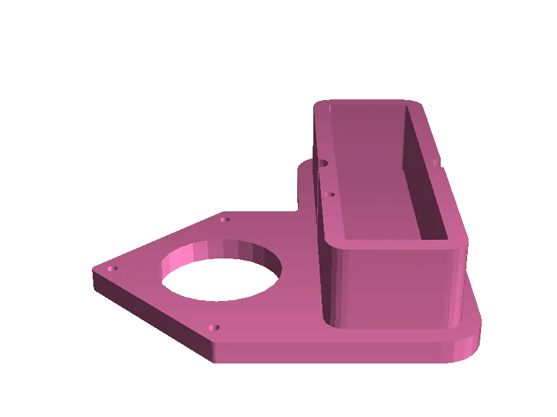 Nema 23 mount for 5"x2" x 1/4"wall tubing