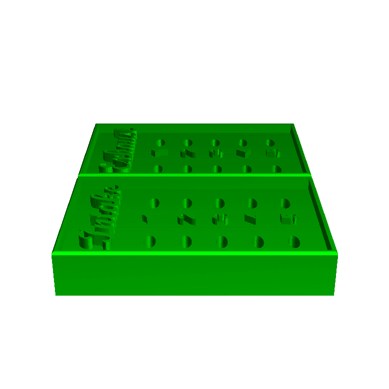 Cylinder Head Tear-down Organizer