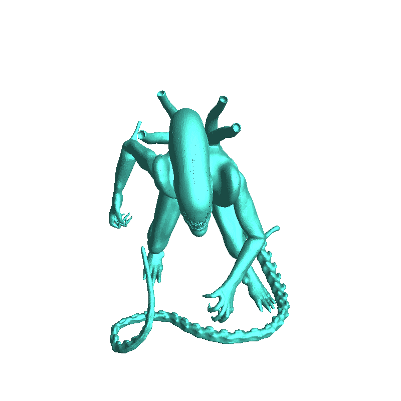 Free Characters & Creatures STL Download - alienby Adam Dowsett