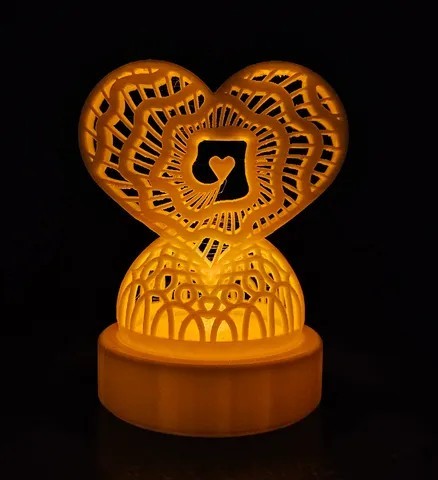 Anniversary Tea Candle Heart