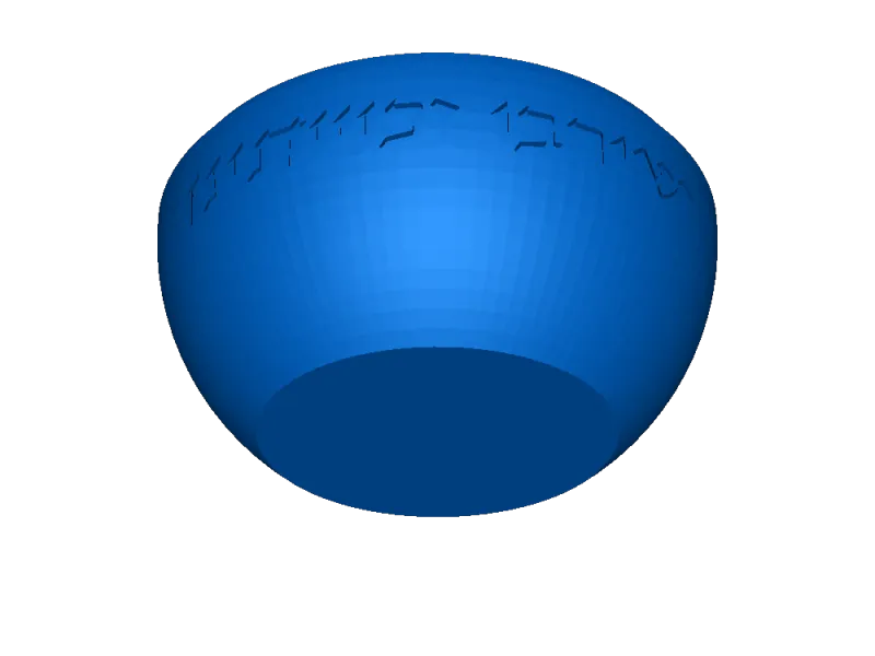 pomegranate box bottom with text