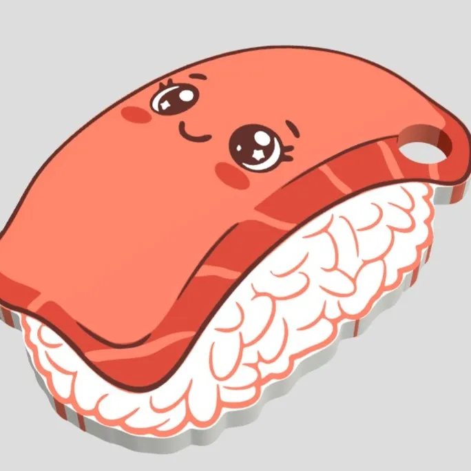 Nigi-Moji: The Cute Smiling Sushi Keychain