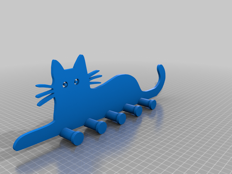 Cat Key Holder, 3D models download