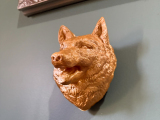 Wolf Head Wall mount-3