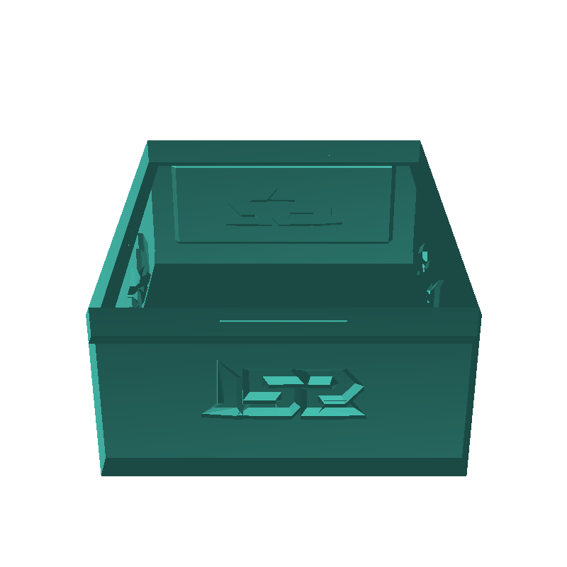Card Box V2 - Yugioh - 125 Cards (Non-Sleeved)