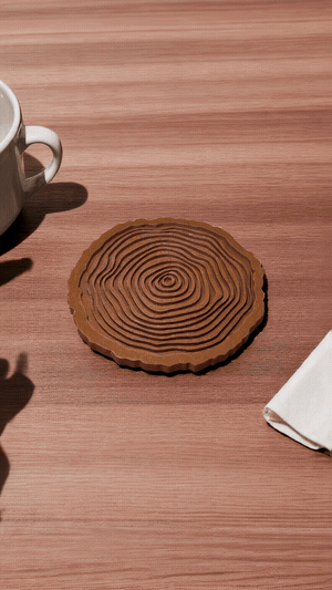 Timber Rings Coaster