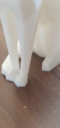 Cat - Egyptian cat low poly-2