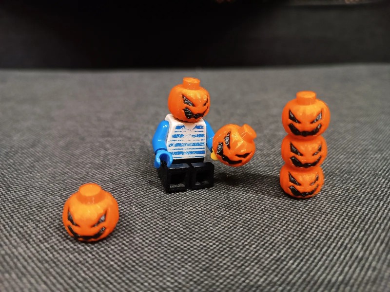 Cabezas de calabaza para bloques