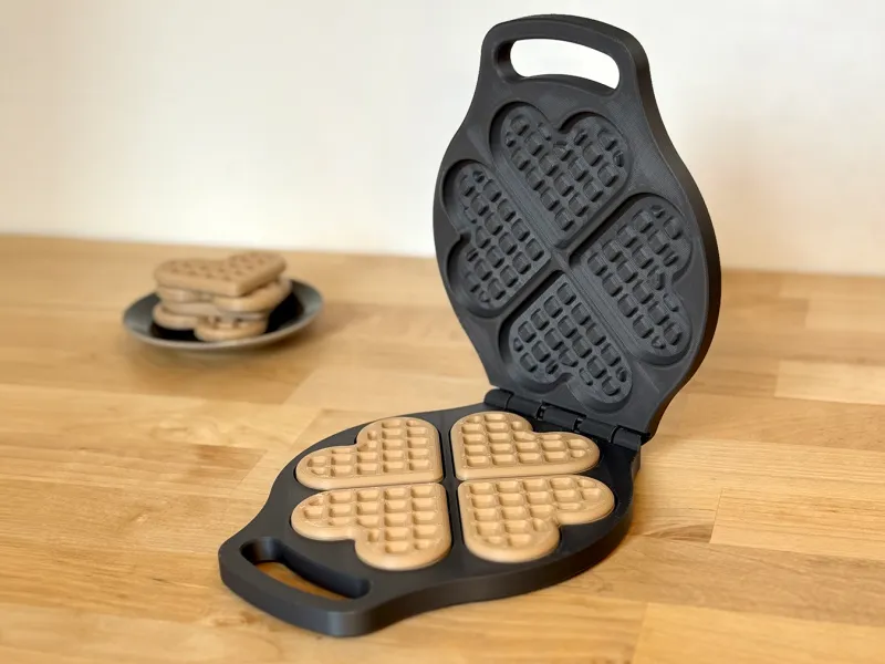 Heart Waffle Iron - for little Bakers and big Parent Makers