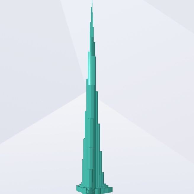 BURJ KHALIFA | 3D models download | Creality Cloud