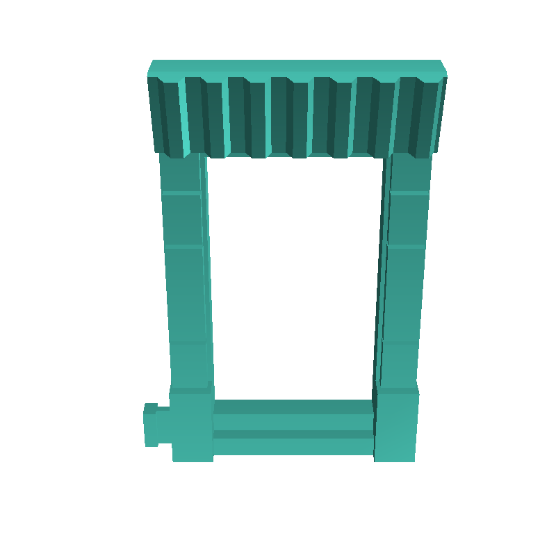 Set of modern modular multi-storey buildings (10) - miniatur