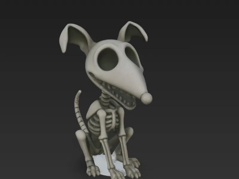 Scraps fan art | Dog Corpse bride | skull dog 