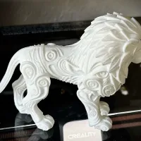 Designer LION Sculpture-0