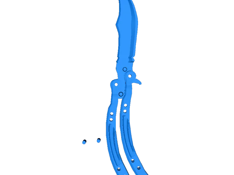 CS GO butterfly knife 