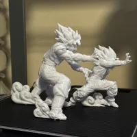 goku gohan kamehameha père et fils-1