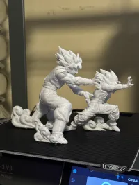 goku gohan kamehameha père et fils-1