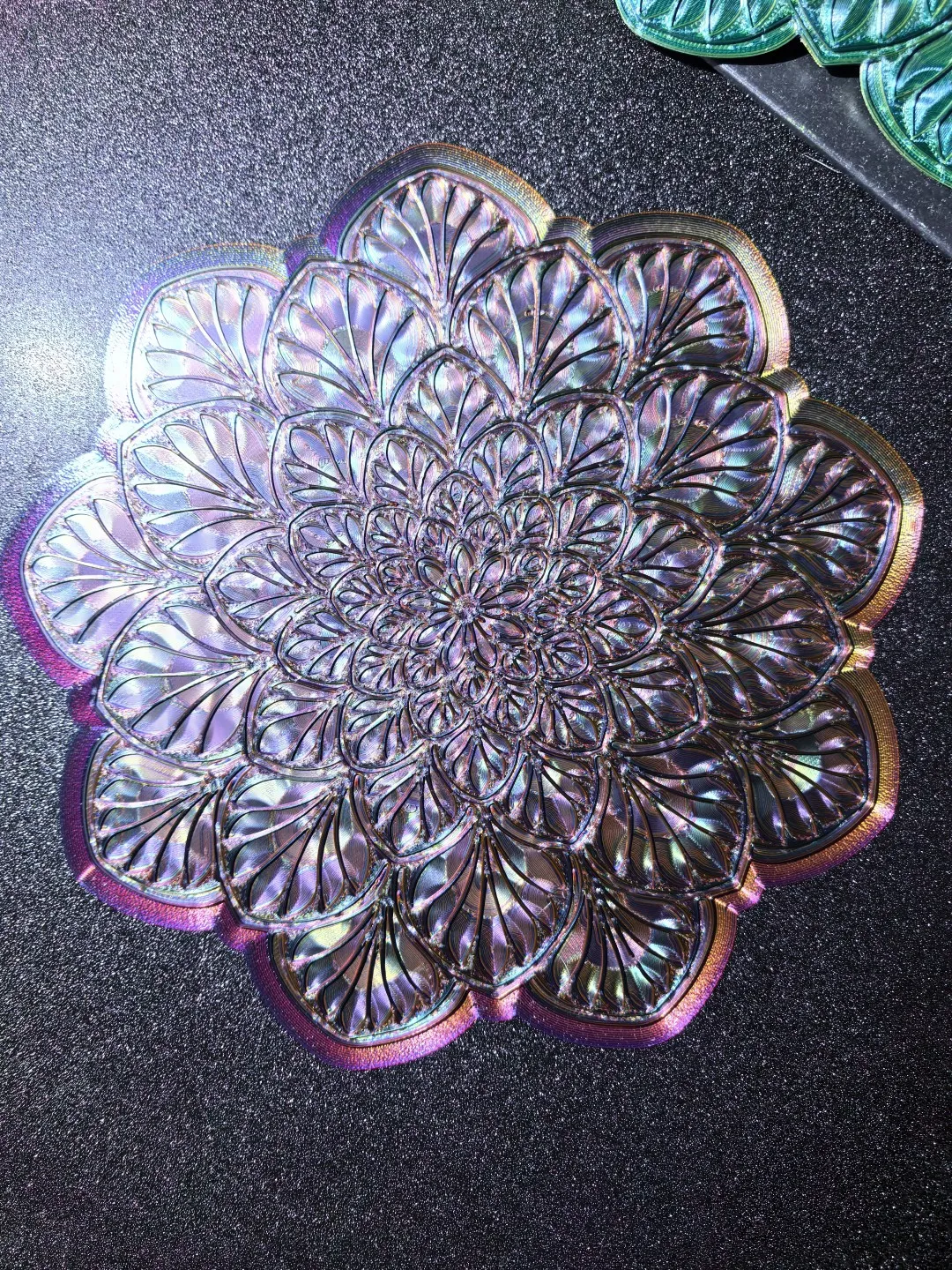 Mandala para colorear con rotuladores acrílicos-5